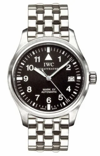 IWC Pilot's Watch Mark XV Stainless Steel / Black / Bracelet IW3253-07 (IW325307)